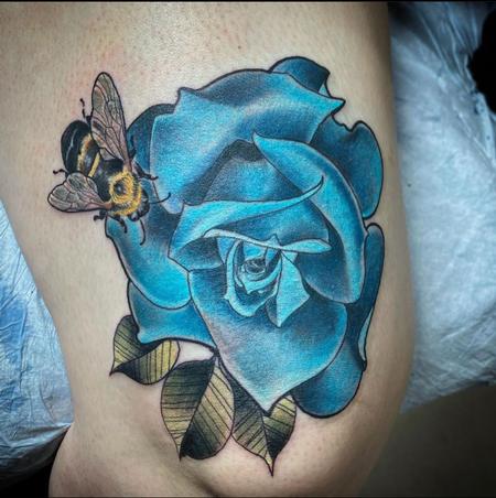 tattoos/ - Miss Amanda Blue Rose - 141517